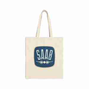 Saab Cotton Canvas Tote Bag - Eco-Friendly